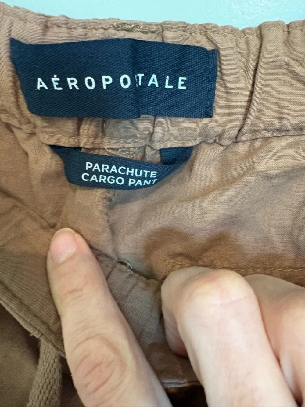Aeropostale womens Cargo Drawstring Pants - Brown - Picture 5 of 7